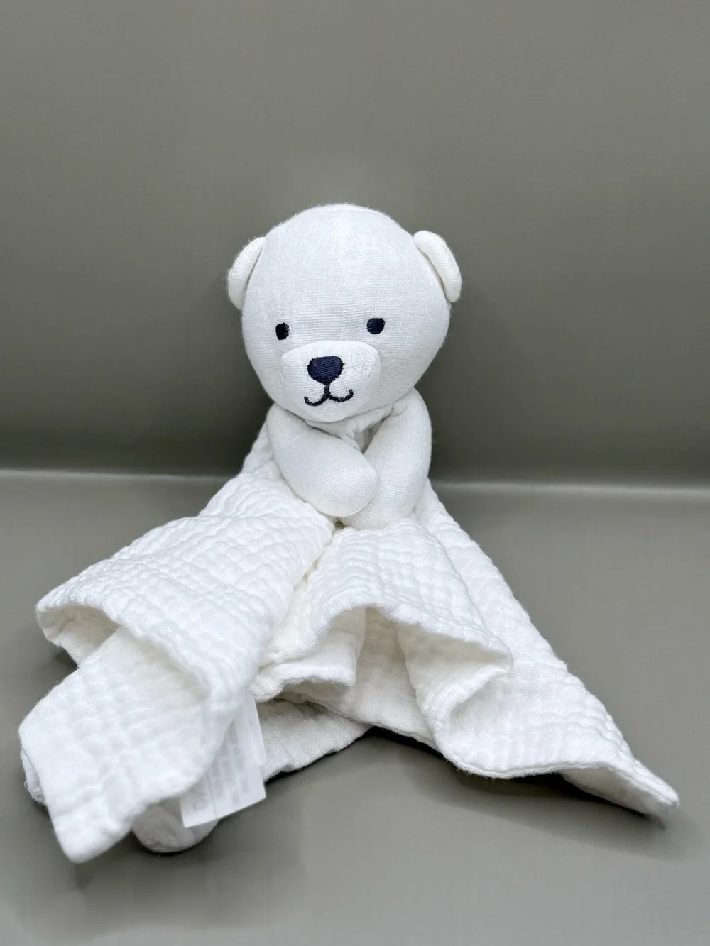 Carters Child Of Mine Muslin Baby Bear Lovey Security Blanket Soother Plush